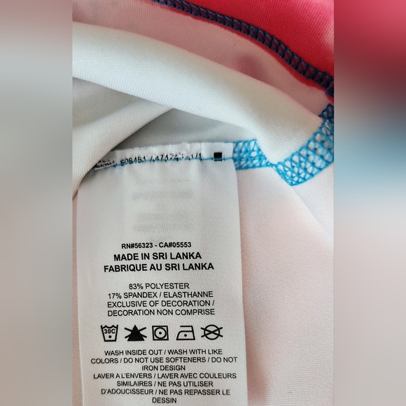 Nike Tank Women's Tie Dye Dri Fit Fast Sleeveless Cropped Top Stretch Size XL‎ - Picture 6 of 6